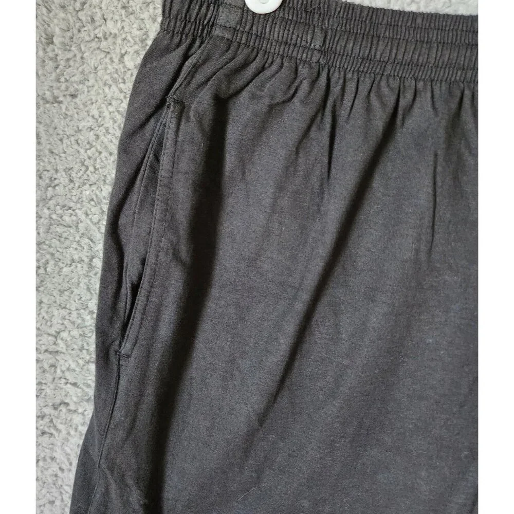 NEW VTG Champion Sport Stretch Black Gym Shorts Size 2XL Cotton Spandex‎ Blend